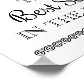 De beste zitplaats in het Poster van de huiskamer (Hoek)