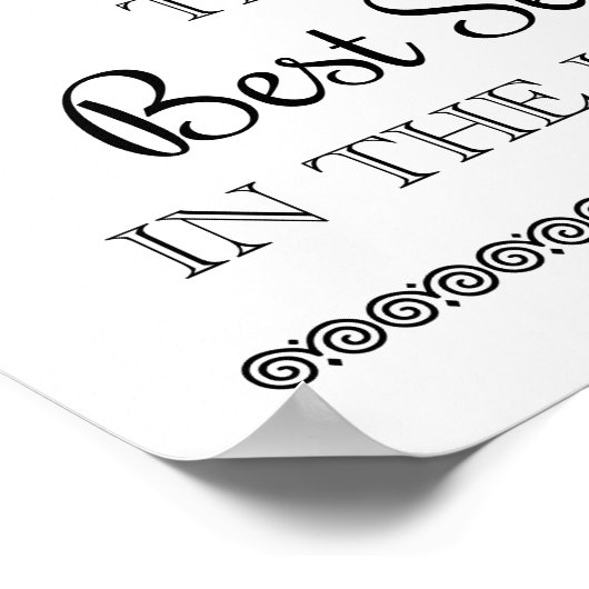 De beste zitplaats in het Poster van de huiskamer (Hoek)