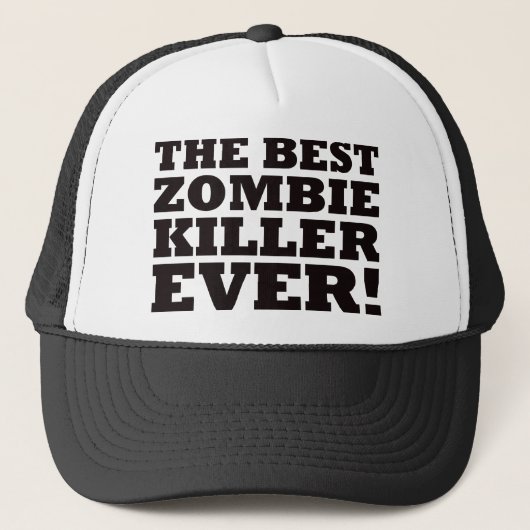 De beste Zombie Killer ooit Trucker Pet (Voorkant)