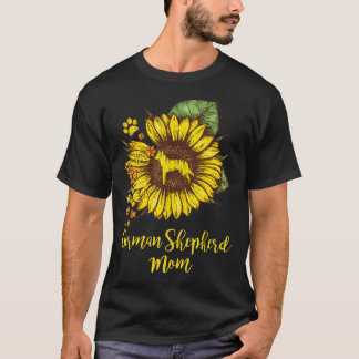 De beste zonnebloem van de herdermie in Duitsland T-shirt