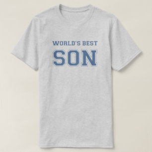 De beste zoon T-shirt ter wereld