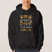 De beste zorgverlener Zorgverlener Zorgverlener Fu Hoodie (Voorkant)