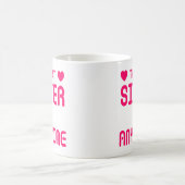 De beste zuster op elk moment grappige zusje citee koffiemok (Center)