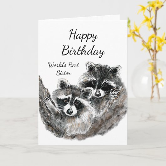 De beste zuster van de wereld: levende ratten kaart (Gele Bloem)