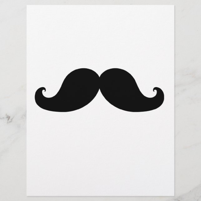 DE BESTE ZWARTE MUSTACHE (Voorkant)