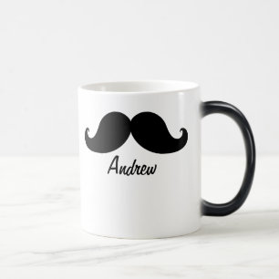 DE BESTE ZWARTE MUSTACHE DIE IS GEPERSONALISEERD MAGISCHE MOK