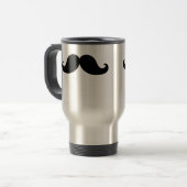 DE BESTE ZWARTE MUSTACHE REISBEKER (Voorkant links)