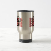 De beste zwarte zwarte zwarte zwarte zwarte boog t reisbeker (Center)