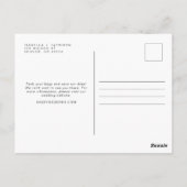 De Bestemming van de REEKS van de KRATER sparen he Briefkaart (Achterkant)