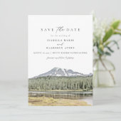 De Bestemming van de Waterverf van de POST RAINIER Kaart (Staand voorkant)