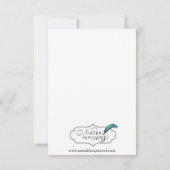 De Bestemmingsweddenschap van Chicago sparen de Da Save The Date (Achterkant)