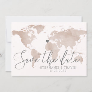 De Bestemmingsweddenschap van de wereldkaart spare Aankondiging