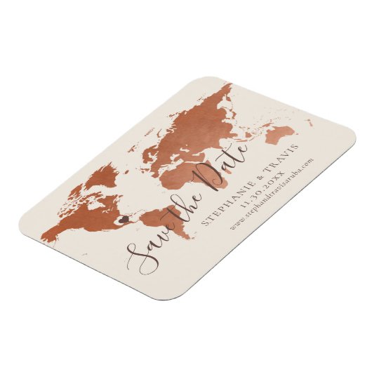 De Bestemmingsweddenschap van de Wereldkaart van h Magneet (Linkerzijde)