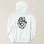De besten worden geboren als LEO Hoodie (Design achterkant)