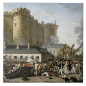 De bestorming van de Bastille Tegeltje (Voorkant)