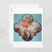 De bestraffing van Cupid (olie op canvas) Briefkaart (Voorkant / Achterkant)