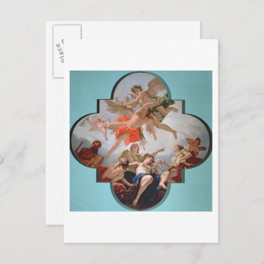 De bestraffing van Cupid (olie op canvas) Briefkaart (Voorkant / Achterkant)