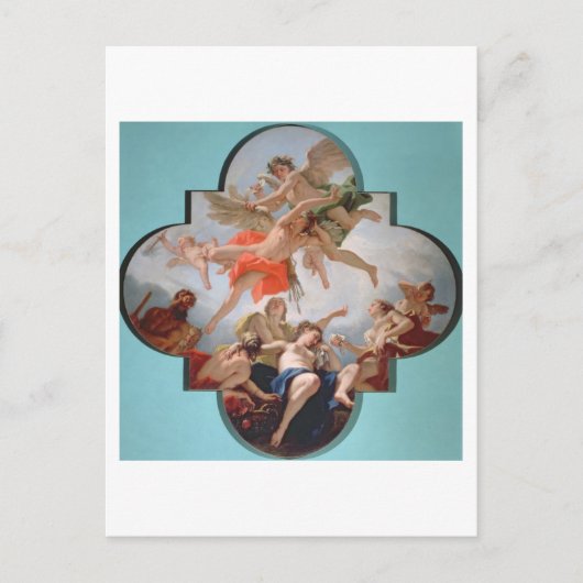 De bestraffing van Cupid (olie op canvas) Briefkaart (Voorkant)