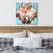 De bestraffing van Cupid (olie op canvas) Canvas Afdruk (Insitu (Slaapkamer))