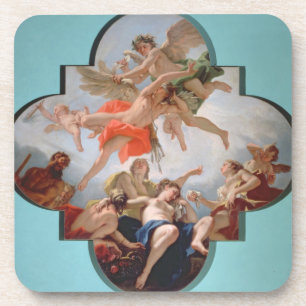 De bestraffing van Cupid (olie op canvas) Drankjes Onderzetter