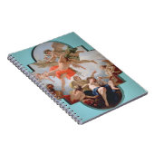 De bestraffing van Cupid (olie op canvas) Notitieboek (Rechterzijde)