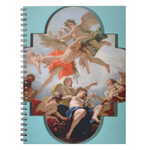 De bestraffing van Cupid (olie op canvas) Notitieboek
