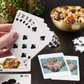 De bestraffing van Cupid (olie op canvas) Pokerkaarten (Insitu)