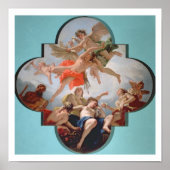 De bestraffing van Cupid (olie op canvas) Poster (Voorkant)