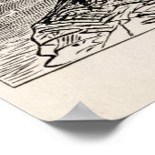 De bestraffing van Loki door Louis Huard Poster (Hoek)