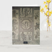 De bestrating van het mozaïek van de Roman villa Kaart (Gele Bloem)