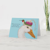 De bestuiver en de tuinman verjaardagskaart (Voorkant)