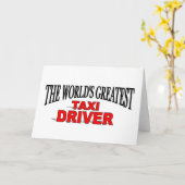 De bestuurder van de Taxi van de Wereld Grootste Kaart (Gele Bloem)