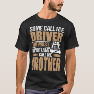 De bestuurder van de vrachtwagen belangrijkste roe t-shirt