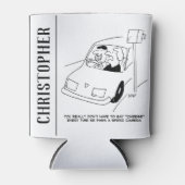 De bestuurder zegt Kaas wanneer het overgaan van e Blikjeskoeler (Voorkant)