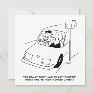 De bestuurder zegt Kaas wanneer het overgaan van e Feestdagenkaart