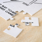 De bestuurder zegt Kaas wanneer het overgaan van e Legpuzzel (Zijkant)