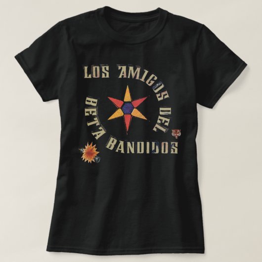 De Beta Band - Los Amigos del Beta Bandidos - 3 E T-shirt (Design voorkant)