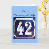 De betekenis van alles. kaart (Gele Bloem)