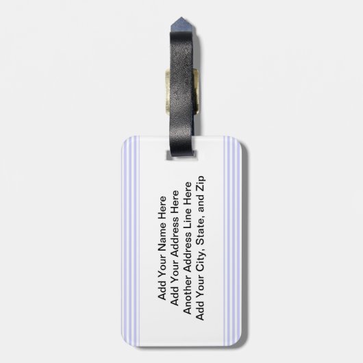 De Betekenis van de chocolade Bagagelabel (Achterkant verticaal)