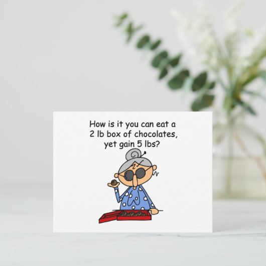 De Betekenis van de chocolade Briefkaart (Staand voorkant)