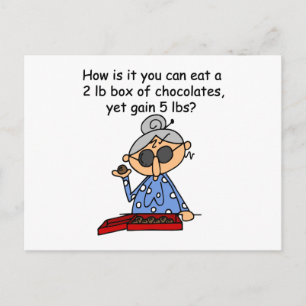 De Betekenis van de chocolade Briefkaart