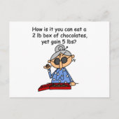 De Betekenis van de chocolade Briefkaart (Voorkant)