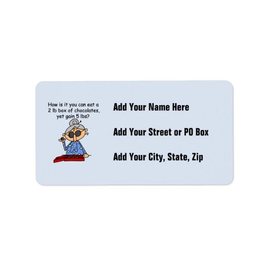 De Betekenis van de chocolade Etiket (Voorkant)