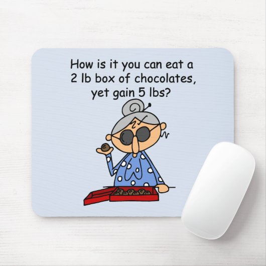 De Betekenis van de chocolade Muismat (Met muis)