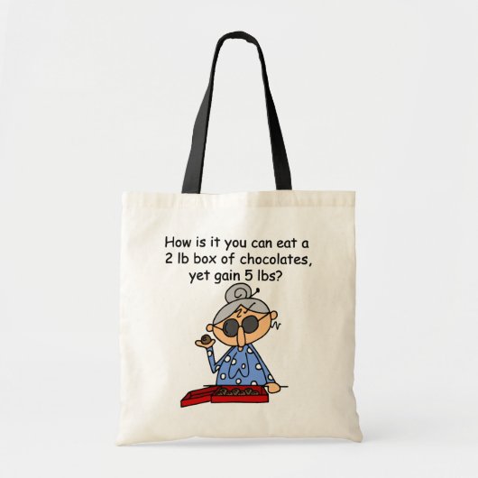 De Betekenis van de chocolade Tote Bag (Voorkant)