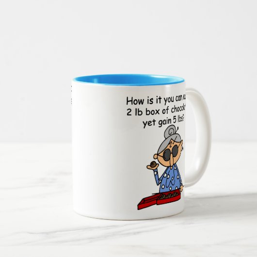 De Betekenis van de chocolade Tweekleurige Koffiemok (Voorkant rechts)