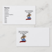 De Betekenis van de chocolade Visitekaartje (Voorkant / Achterkant)