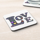 De betekenis van de liefde bier onderzetter (Linkerzijde)