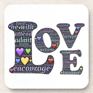 De betekenis van de liefde bier onderzetter