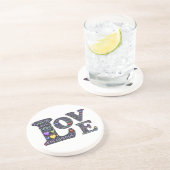 De betekenis van de liefde zandsteen onderzetter (Zijkant)